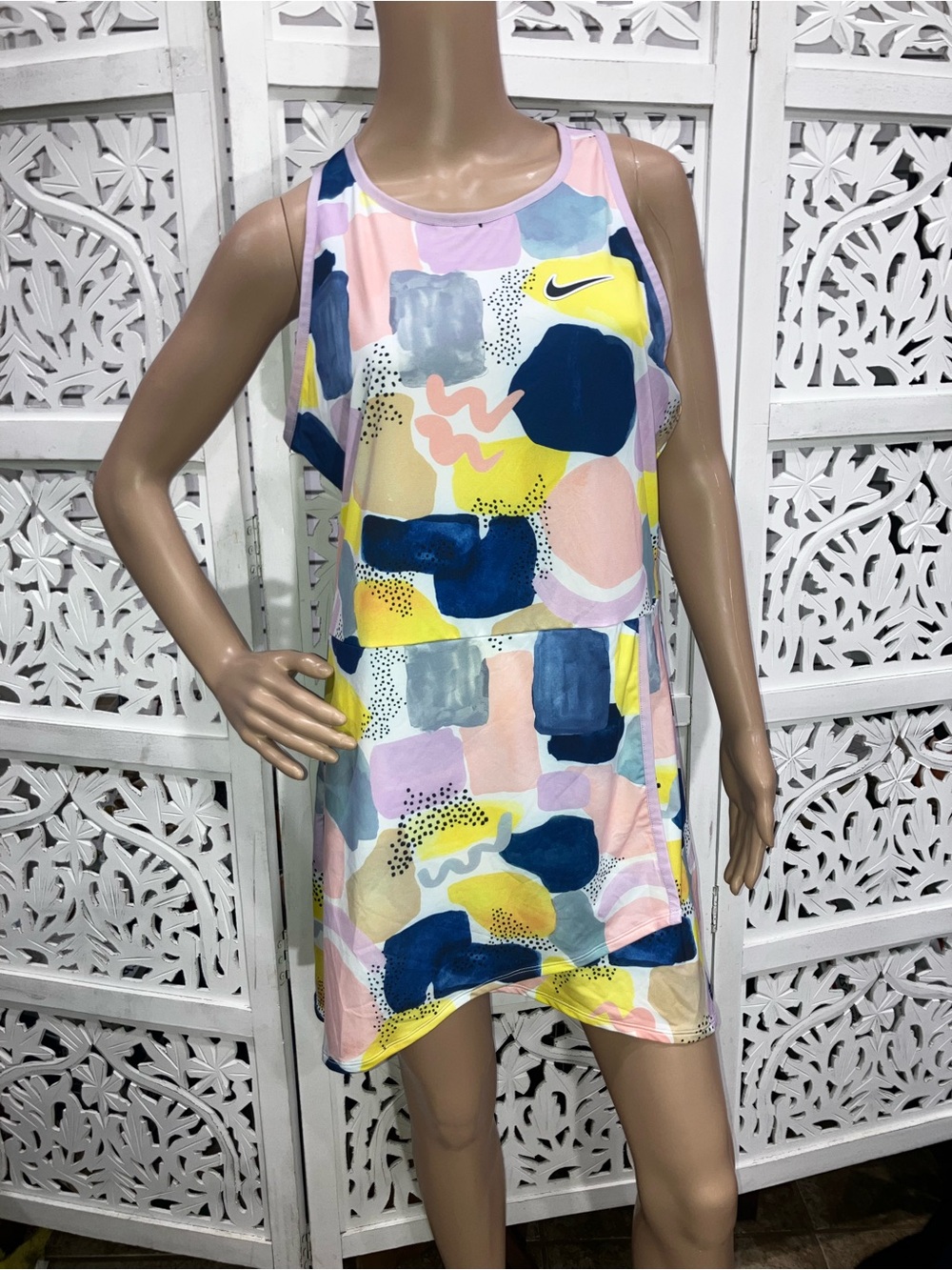 NWT Nike Lilac Mist Tennis Dress Large - Picture 2 of 9